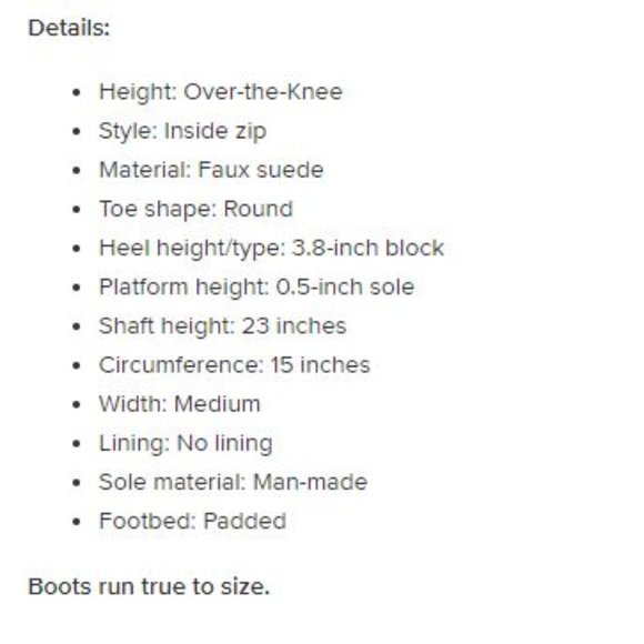 FAUX SUEDE KNEE BOOT - Picture 5 of 5